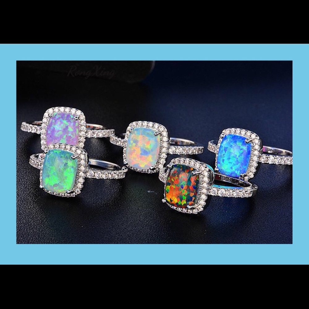 Sterling Silver Opal Ring